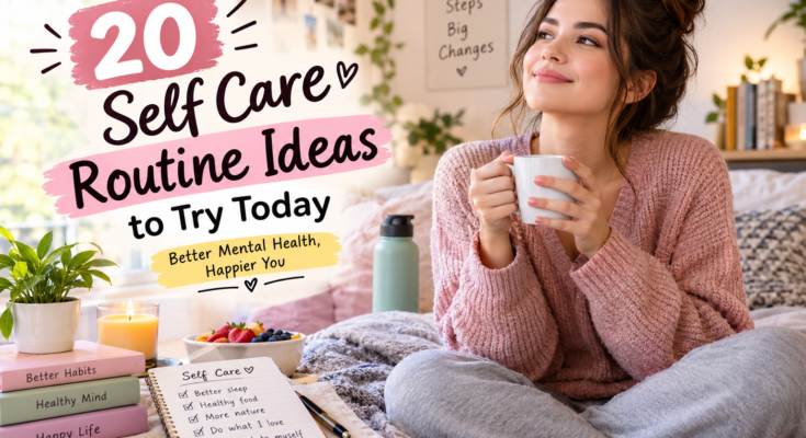 20 self care routine ideas for better mental and physical health
