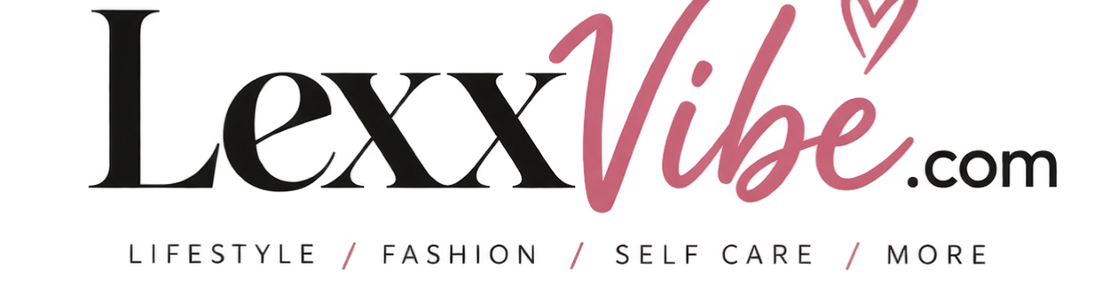 LexxVibe lifestyle fashion and self care blog logo